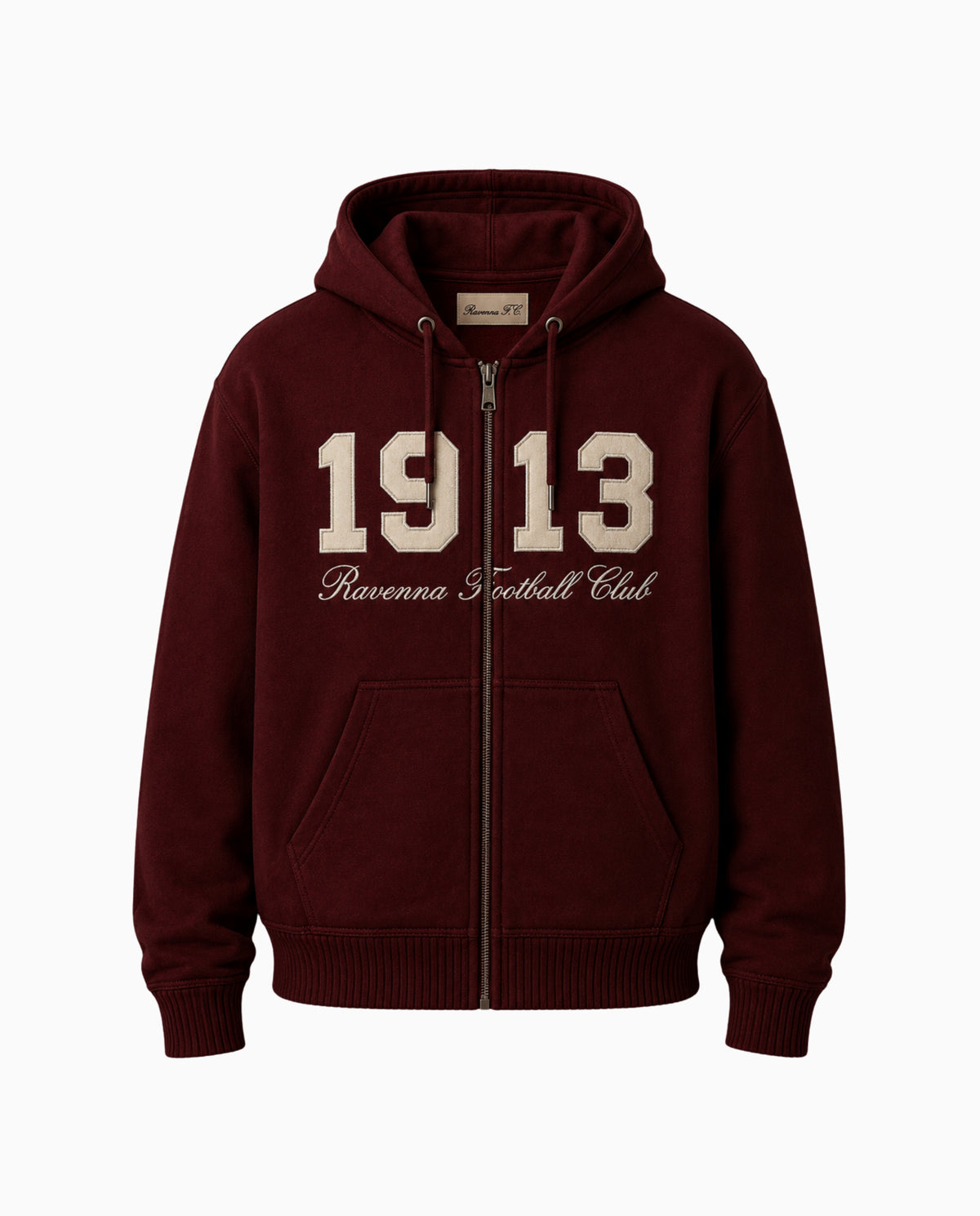 Hoodie con zip EST. 1913