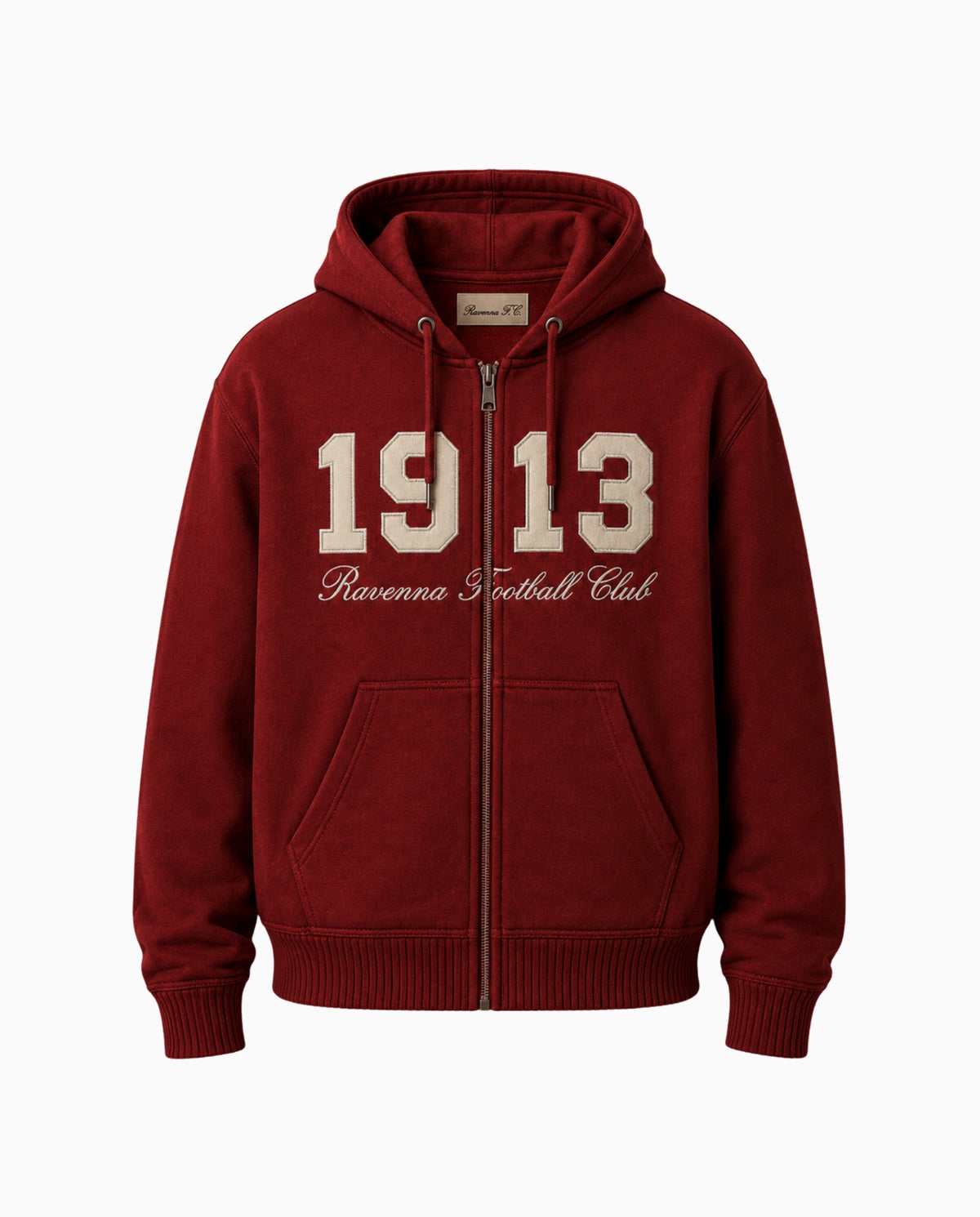 Hoodie con zip EST. 1913