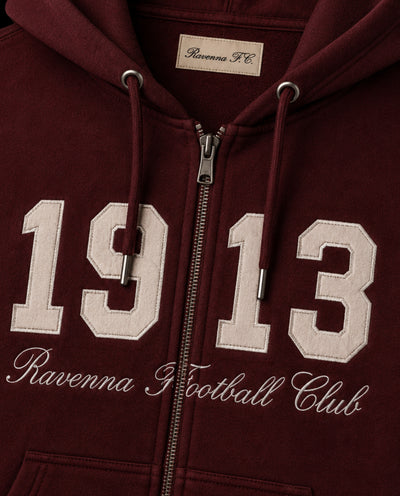 Hoodie con zip EST. 1913
