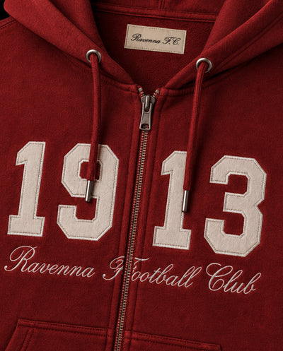 Hoodie con zip EST. 1913